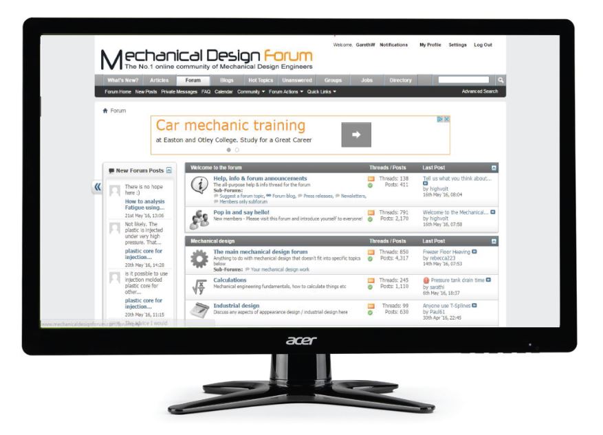 Mechanical Design Forum (2009-2016)