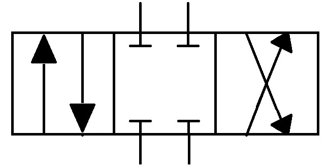 4 port 3 position DCV