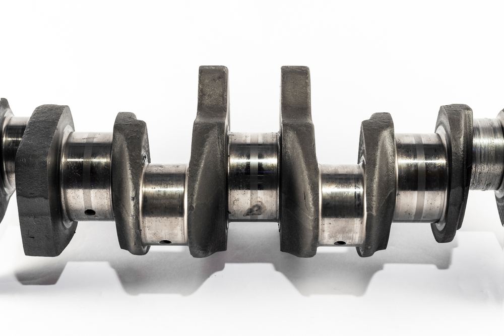 A crankshaft made from maraging steel