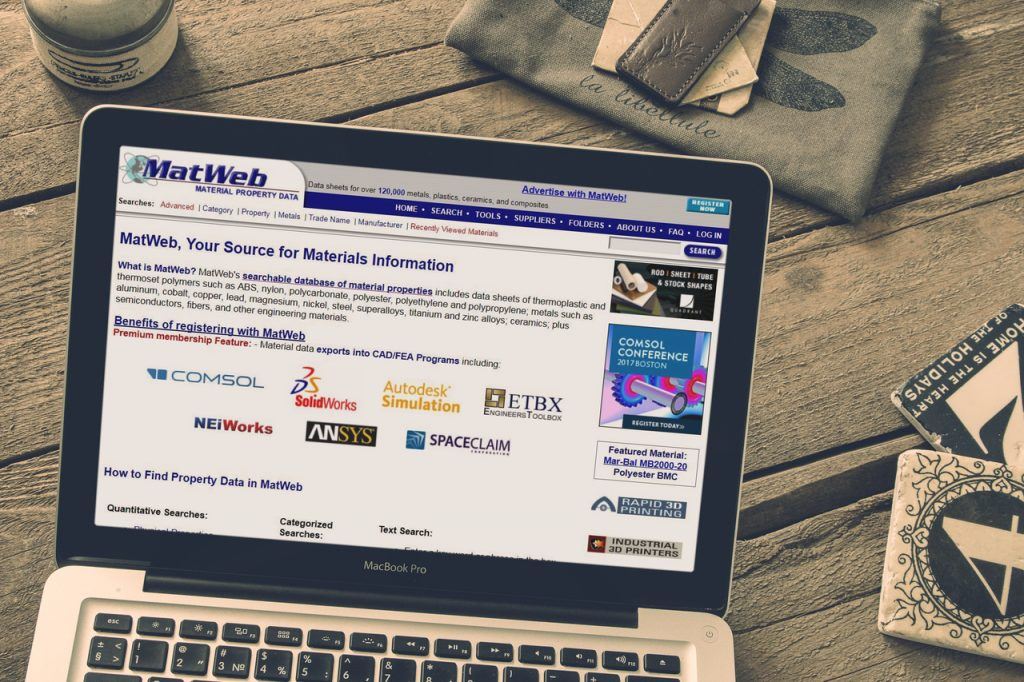 Alternative websites to matweb