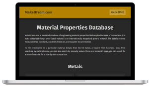 makeitfrom.com - material database
