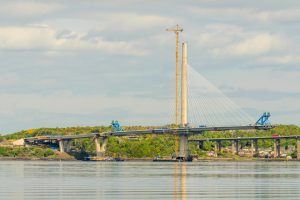 queensferry crossing under construction