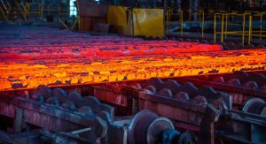 The melting point of steel alloys