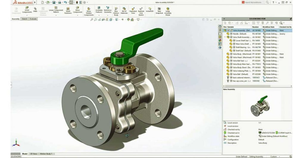 Solidworks PDM screenshot