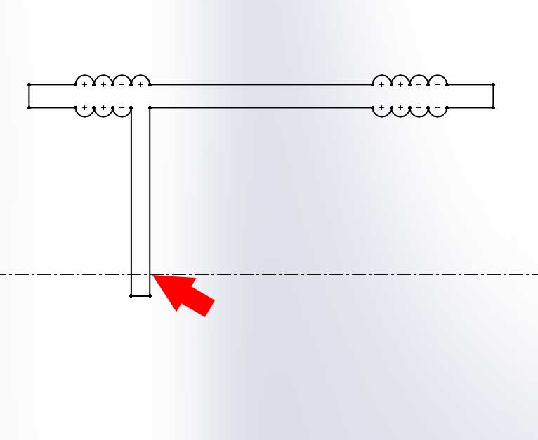 “The Sketch intersects the centreline"