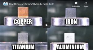 titanium-aluminium-under-hydraulic press