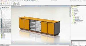 SWOOD is a CAD/CAM woodworking furniture design software that is integrated with SolidWorks