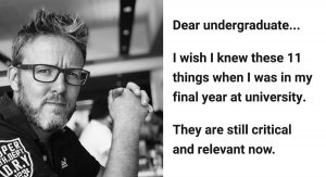 undergraduate career advice from a Russell Beard, a veteran product designer and enterpreneur