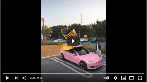 solar charging concept that lives on the roof of a tesla