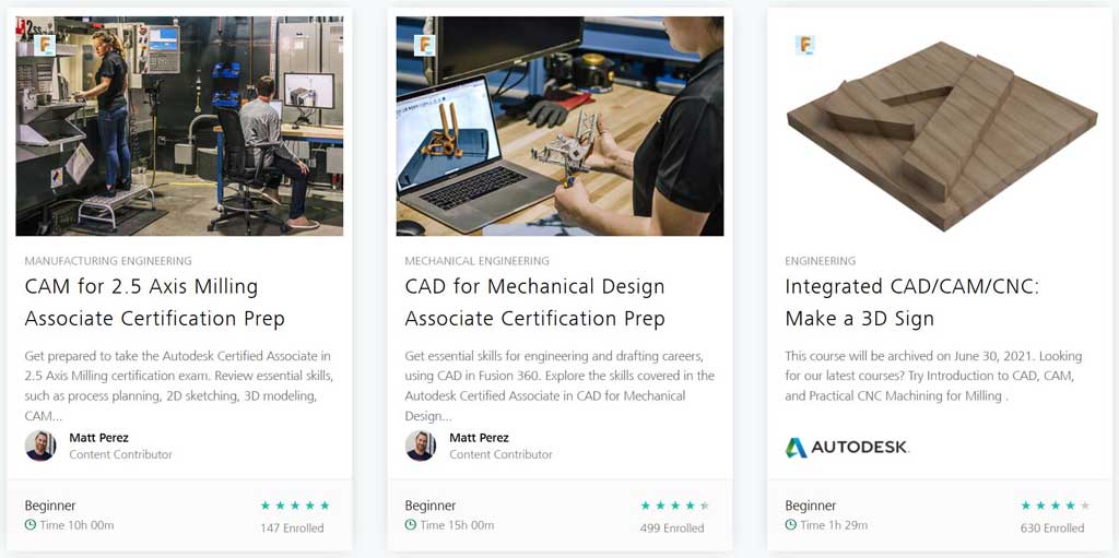Fusion 360 tutorials: Autodesk academy courses