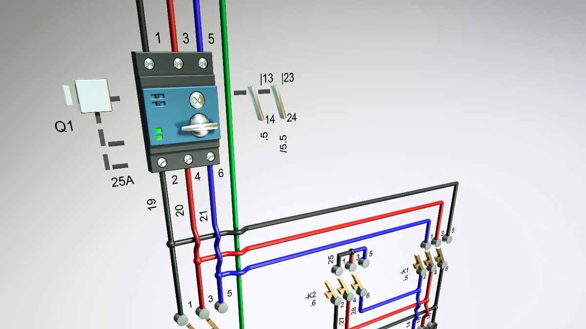 AutoCAD Electrical : 1. Displaying Wire Colour and Gauge Labels