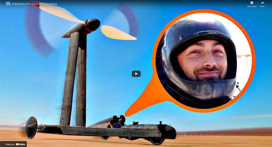 Wind powered vehicle