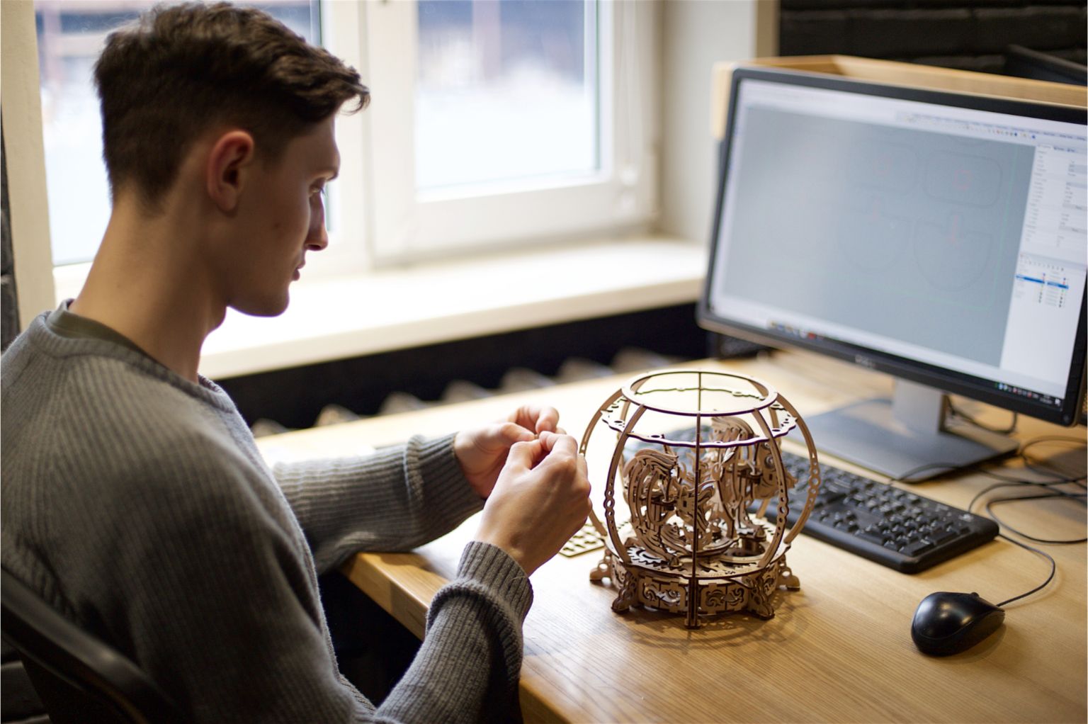 wooden 3d puzzle design